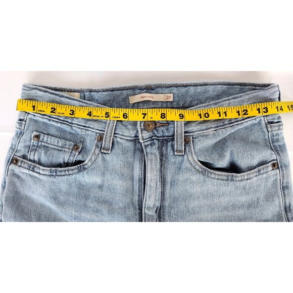 Levi Light Wash High Loose Baggy Jeans Size 27 - Picture 10 of 14